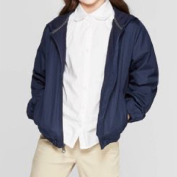 Cat & Jack navy blue rain jacket - Picture 1 of 6